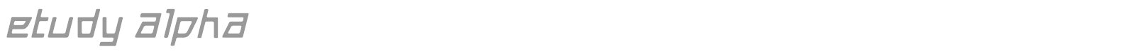 etudy alpha font preview
